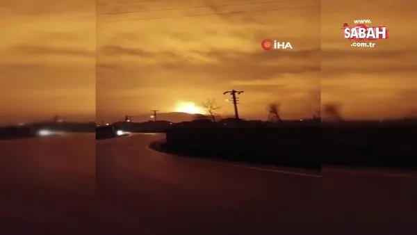 Sakarya Arifiye'de doğalgaz hattı yakınında patlama!