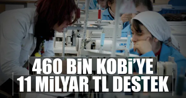 460 bin KOBİ’ye 11 milyar TL destek