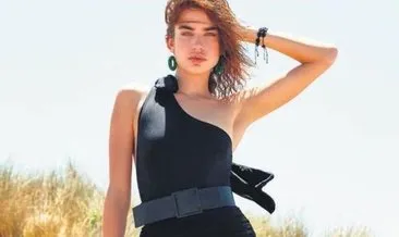 Ünlü top model Dunja Milatovic, Şile sahilinde