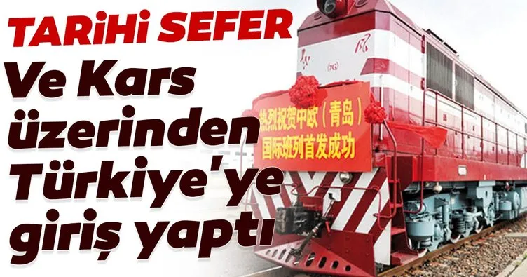 Çin’den Avrupa’ya gidecek ilk yük treni 6 Kasım’da Ankara’da