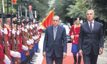 Karadağ’da görkemli karşılama