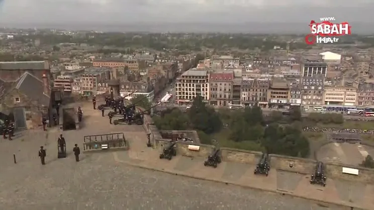 Kraliçe Elizabeth için yaşı kadar top atışı | Video