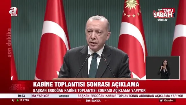 Son dakika: Başkan Erdoğan'dan Kabine Toplantısı sonrası önemli açıklamalar! | Video