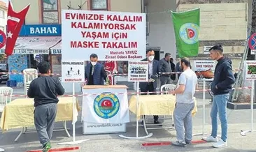 ANTBİRLİK’ten 50 bin adet maske