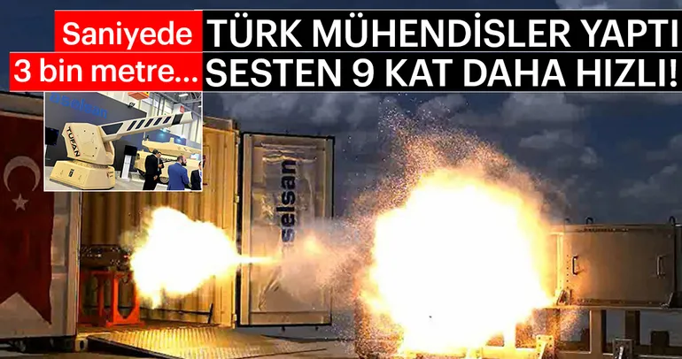 ASELSAN yeni silahıyla hız rekoru kırdı