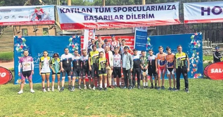 Gaziantep’te dağ bisikleti yarışları
