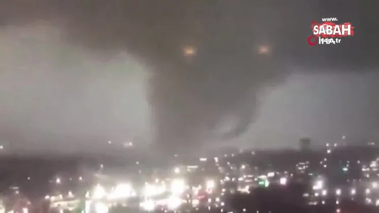 Louisiana'yı hortum vurdu: 1 ölü | Video