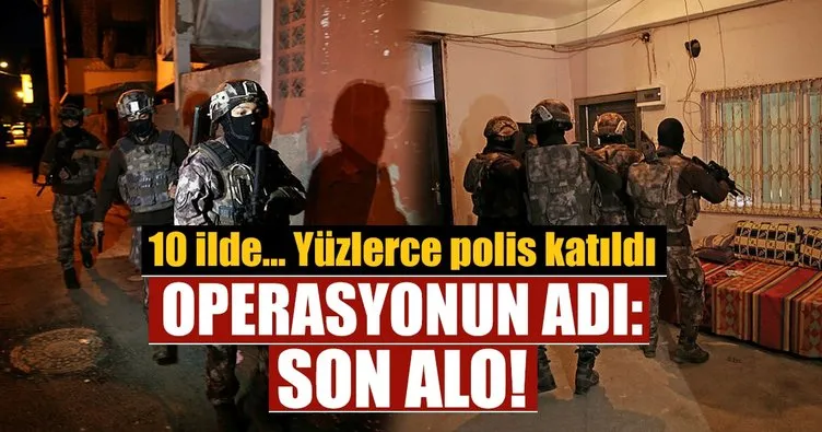 Adana merkezli 10 ilde sahte polislere gerçek polislerden operasyon