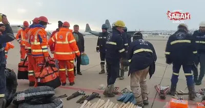 Hava Kuvvetlerimize ait uçaklar Ankara’dan Adana’ya Akut ekiplerinin ulaşımını sağladı | Video