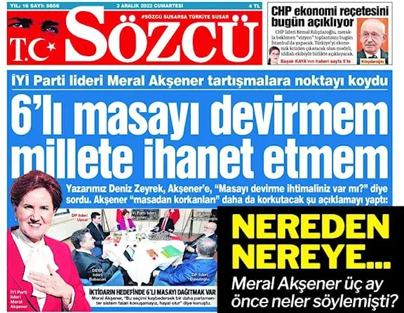 Fondaş medya hüsrana uğradı! Ne yazacaklarını şaşırdılar; Akşener’e manşetten saldırı