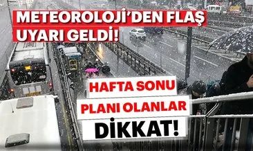 Meteoroloji’den son dakika dikkat çeken yağış ve kar uyarısı! İstanbul’a yılbaşında kar yağacak mı?