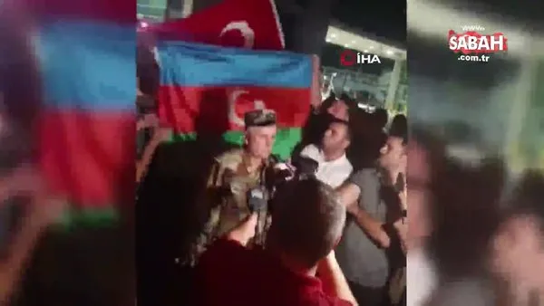 Azerbaycan'dan gelen ekip Türkiye'ye giriş yaptı | Video