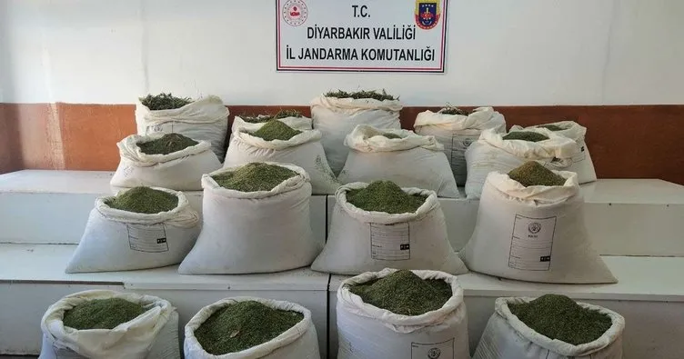 Diyarbakır’da uyuşturucu operasyonu! 448 kilo ele geçirildi