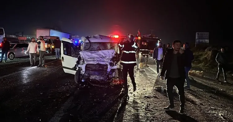 Siverek’te zincirleme trafik kazası: 3 ölü, 6 yaralı