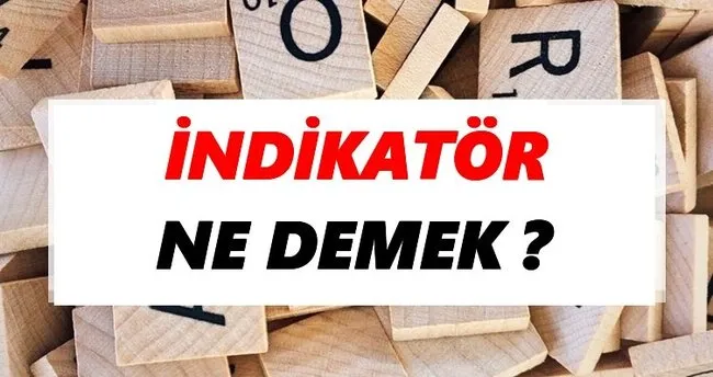 İndikatör Ne Demek? TDK’ya Göre İndikatör Sözlük Anlamı Nedir?