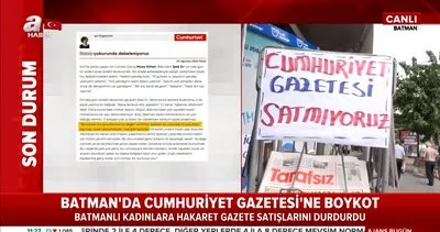 Son dakika | Cumhuriyet Gazetesi’nin Batmanlılara skandal hakaretlerine tepkiler büyüyor | Video