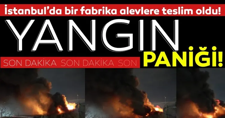 SON DAKİKA HABERİ: Esenyurt Kıraç’ta plastik fabrikasında korkutan yangın!