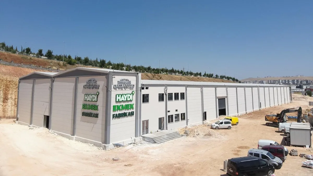 Gaziantep Belediyesi ekmek fabrikası kurdu