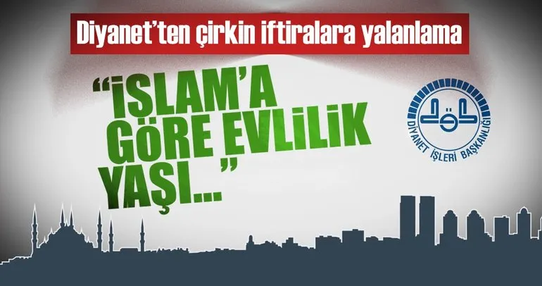 Diyanet’ten çirkin iftiralara yalanlama