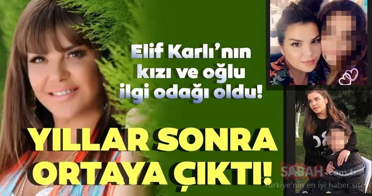 90’lı yılların sevilen şarkıcılarından Elif Karlı yıllar sonra ortaya çıktı! Sosyal medyada ilgi odağı olan Elif Karlı’nın boyundan büyük çocukları var...