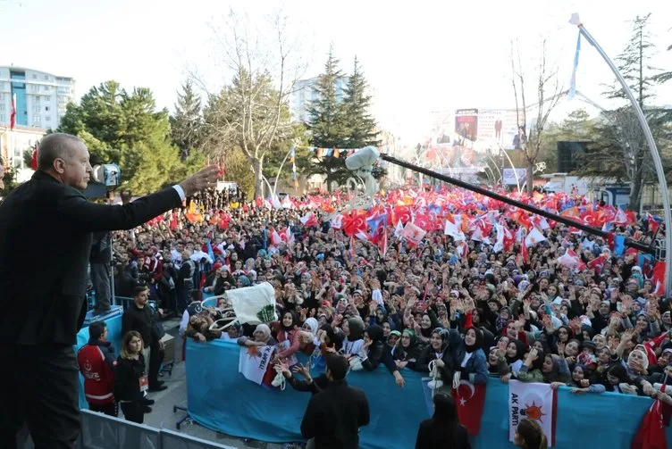 Başkan Erdoğan’a Tokat’ta yoğun ilgi