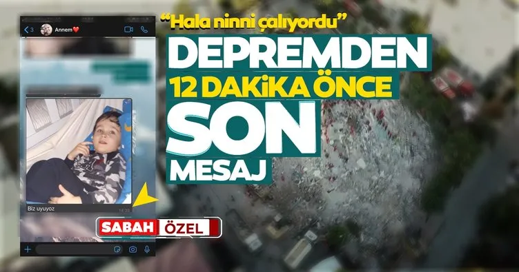Son dakika haberi... İzmir depreminde hayatını kaybeden 2.5 yaşındaki Barlas’ın son mesajı Türkiye’yi ağlattı