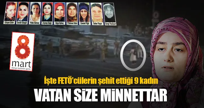 Söz konusu vatansa Türk kadını hep önde