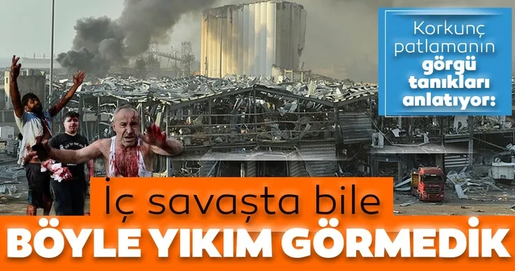 İç savaşta bile böyle yıkım görmedik