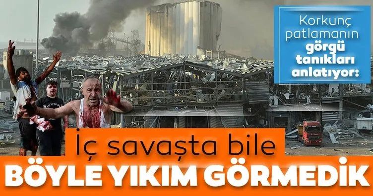 İç savaşta bile böyle yıkım görmedik