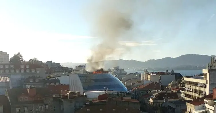 Celta Vigo kulüp binası yandı!
