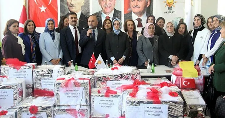AK Parti’li kadınlardan Mehmetçik ile Kilislilere destek