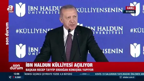 Son dakika! Cumhurbaşkanı Erdoğan'dan İbn Haldun Üniversitesi Külliyesi Açılış Töreni'nde önemli açıklamalar | Video