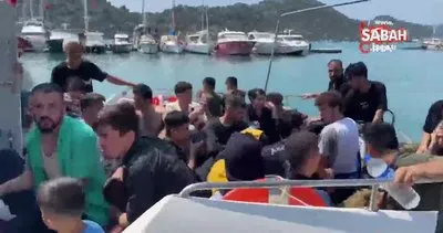 Antalya’da Kekova Adası’na bırakılan 160 düzensiz göçmen yakalandı | Video