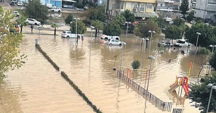 Manavgat göle döndü