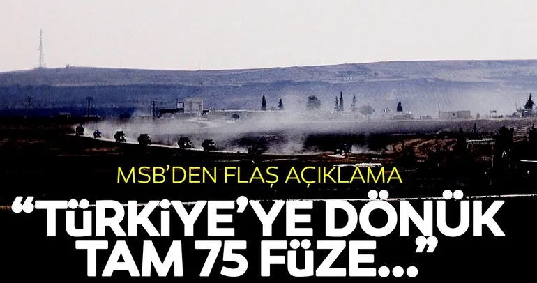 MSB’den flaş açıklama: Türk-Rus devriyesi İHA refakatinde yapıldı, Türkiye’ye dönük 75 roket tespit edildi