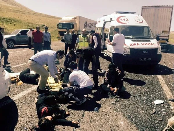 Erzurum'da trafik kazası