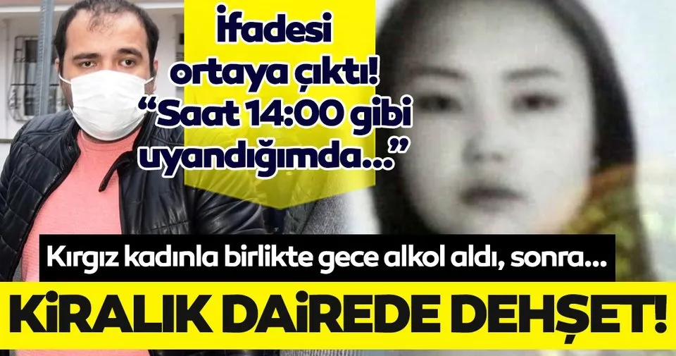 kirgiz kadinla birlikte alkol aldi