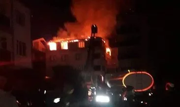 Kastamonu’da 4 katlı binada yangın paniği