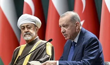 Umman Sultanı ile ortak basın toplantısı! Başkan Erdoğan: Gazze'de ateşkes sağlanmalı #ankara