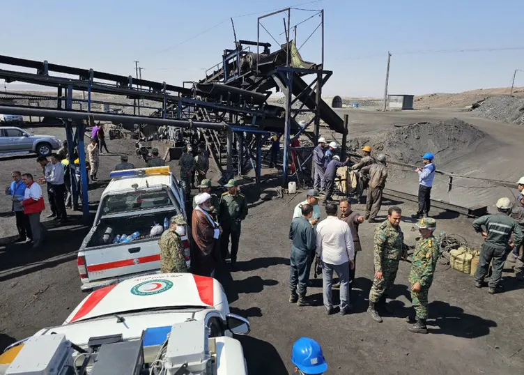 İran’da maden ocağı faciası! Can kaybı 51’e yükseldi 33 işçi 700 metrelik tünelde mahsur...