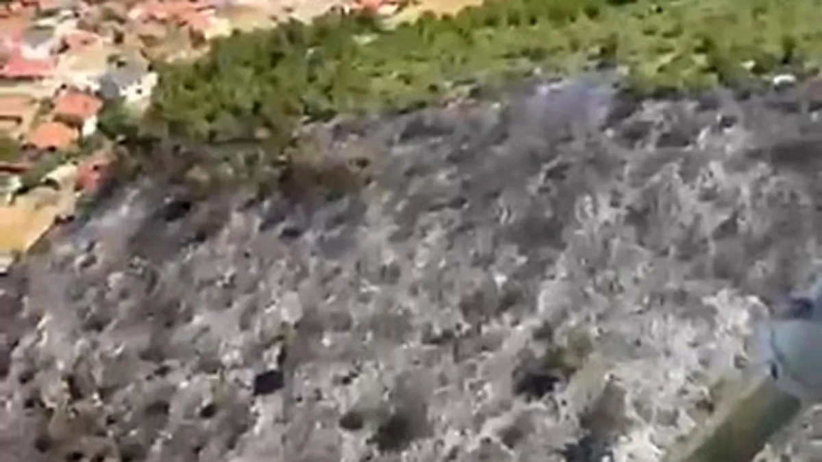 Balıkesir'de korkutan yangın