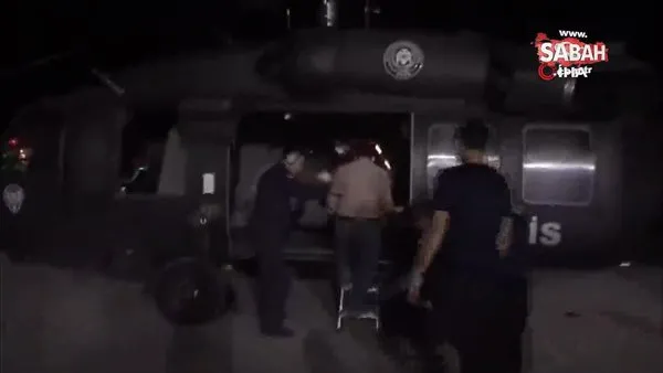 Polis helikopteri 2 yaşındaki çocuk için havalandı | Video