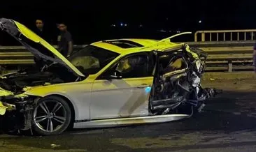Hız yarışı faciayla sonuçlandı: 1 ölü, 3 yaralı #batman