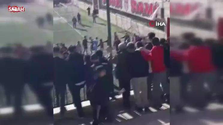 Süper Amatör Lig'de olaylı maç | Video