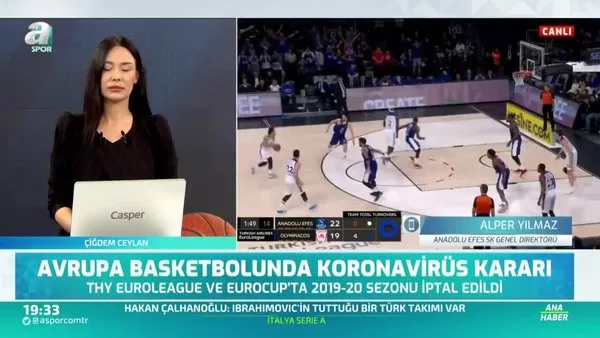 Anadolu Efes Genel Direktörü Alper Yılmaz, EuroLeague'in kararını değerlendirdi