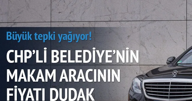 CHP’li belediyenin milyonluk aracına tepki