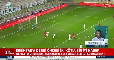 Beşiktaş’ta Aboubakar G.Saray derbisinde oynayacak mı?