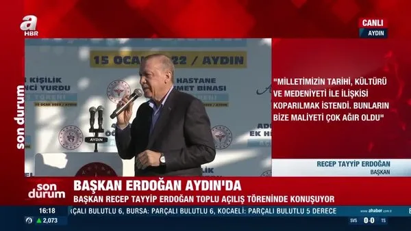 SON DAKİKA: Başkan Erdoğan Adnan Menderes'in son mektubunu okuyarak seslendi: Bugünün CHP'si o günün atıklarıdır