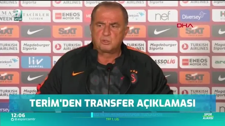 Fatih Terim'den transfer açıklaması