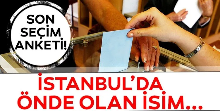 Seçim sonuçları seçim anketi hakkında son dakika gelişmesi! Binali Yıldırım mı Ekrem İmamoğlu mu önde?